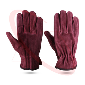 OEM Cowhide Split Leather Unlined <b>Driver</b> <b>Gloves</b> Sicherheitsarbeitshandschuhe 2025 Keystone Thumb Styled Industrial <b>Gloves</b> - Product Image 1
