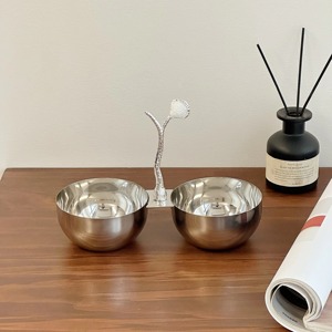 El cuenco de servicio de alta gama más buscado para Decoración de mesa ecológica para hoteles y hogares con nueces y chocolates - Product Image 6