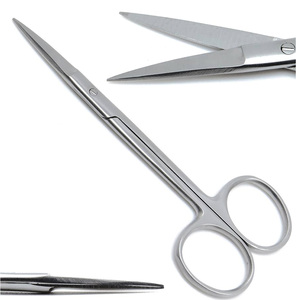 Ciseaux chirurgicaux professionnels à pointe incurvée Ciseaux manuels pour pansements à iris pour infirmières, premiers soins, vente en gros - Product Image 1