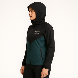 Chaqueta cortavientos resistente al agua ligera personalizada transpirable deportes al aire libre ropa de calle cremallera OEM cortavientos promocional - Product Image 2