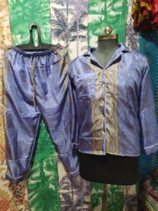 Ensemble de pyjama d'été confortable en satin Vêtements de détente pour femmes en mélange de soie Cadeaux de Noël parfaits pour elle - Product Image 2