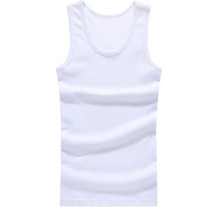 Hot Sale <b>Muscle</b> <b>Vest</b> Blank 100% Cotton Sleeveless T Shirt Men Tank Top - Product Image 3