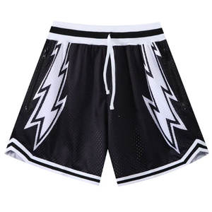 Short de basket-ball unisexe à logo personnalisé séchage rapide été polyester maille respirant unique imprimé animal vêtements de sport pour adultes - Product Image 4