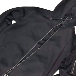 NUEVO Logotipo personalizado Hombres Heavyweight Leather Plain Hoodie 100% Algodón Mezclado Grueso En Blanco 450gsm Oversized Plain Hoodies Para Hombres - Product Image 4