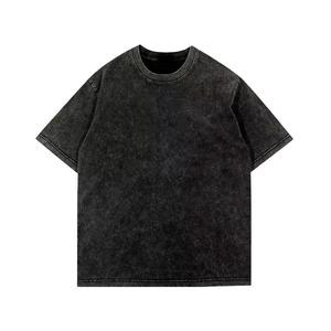Camiseta Vintage con Lavado Ácido Personalizada, 100% Algodón, Transpirable, Ecológica, de Secado Rápido, Talla Grande, Manga Corta, 230g, Unisex - Product Image 1
