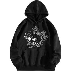 เสื้อแจ็คเก็ตฮู้ดดี้ซิปคู่ ผ้าฟลีซเฟรนช์เทอร์รี่หนานุ่ม ซักแบบวินเทจ ตกแต่งคริสตัลไรน์สโตน สำหรับผู้ชาย - Product Image 4