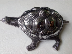 Tortoise Brass Decorative Metal Animal Sculpture Statue <b>Hand</b>-<b>Cast</b> Table Top Gift - Product Image 6