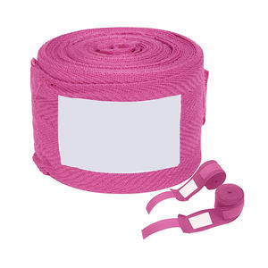 Material de algodón de envoltura de mano de medio dedo personalizado directo de fábrica para kick boxing y boxeo de mano - Product Image 1