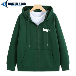 Sudaderas con Cremallera para Hombre, 100% Algodón, Felpa, Corte Regular, Ropa Casual de Invierno, Servicio OEM, 500 Gramos, Ecológicas - Product Image 3