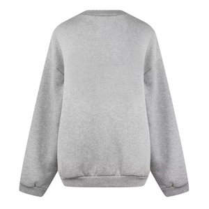 Ensemble de survêtement en molleton surdimensionné pour homme, motif lettres, coton, coupe ajustée, hiver, sweat-shirt en silicone 3D design - Product Image 3
