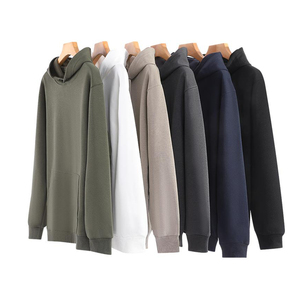 Sweat-shirt à capuche pour homme d'extérieur, polaire chaud, matière épaisse, impression personnalisée, sweat-shirt décontracté d'hiver - Product Image 4