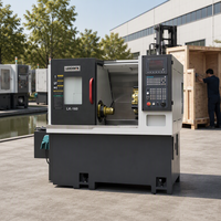 Tour CNC à banc incliné avec capacité de barre de 45 mm et tourelle servo pour raccords hydrauliques et broches de précision