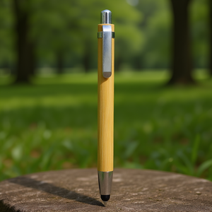 Penna a Sfera in Bambù Personalizzata Roswell, Gadget Promozionale - Product Image 3