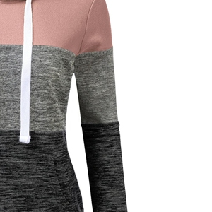 Stylish Durable <b>Women's</b> 100% Cotton <b>Fleece</b> Hoodie Printed 3D Embroidery Reinforced Seams Spacious Front Pocket Winter Daily - Product Image 6