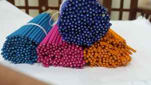 Fabricant de bâton d'encens brut de couleur et de taille personnalisées non parfumées CHAUD! + 84 961 633 908 pour usage religieux - Product Image 6