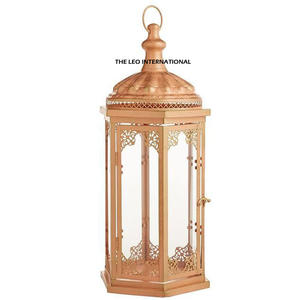 Faroles Decorativos de Diseño Tradicional, Farol de Metal Colgante para Restaurante, Hotel, Oficina, Sala de Estar - Product Image 6