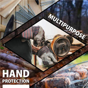 Gants de sécurité en cuir respirants, écologiques, confortables et antidérapants, compatibles écran tactile, longueur poignet, protection hivernale pour la vente en gros - Product Image 6