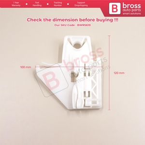 Clips de Reparación del Regulador de Ventanas Eléctricas BWR5610, Trasero Derecho, para Octavia MK2 A5 1Z3 1Z5 2004-2013, 4/5 Puertas, 1Z0839656 - Product Image 5