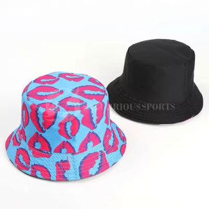 Sombrero de Pescador Unisex de Moda Hip Hop, Transpirable, con Parches Personalizados, Lazos, Impresión Digital, Protección Solar, para Playa y Pesca - Product Image 1