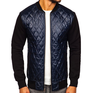 Unisex OEM Custom 2025 Men's Fashion <b>Lightweight</b> Slim Zipper Bomber <b>Jacket</b> Custom Polyester for Waterproof Plus Size - Product Image 4