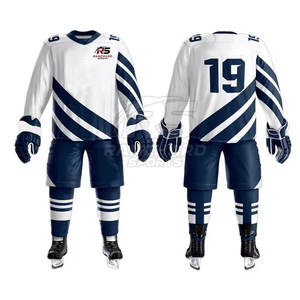 Uniforme de Hockey sobre Hielo con Impresión de Nombre y Número, Uniforme Personalizado para Equipo de Hockey sobre Hielo, Suministro al por Mayor - Product Image 3