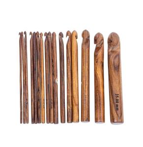 Ganchos de ganchillo de palisandro hechos a mano Un juego completo de agujas artesanales para tejer - Product Image 5