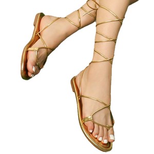Sandalias Planas Cómodas para Mujer, Sandalias Casuales de Verano para Dama, Sandalias de Playa con Punta Abierta, Zapatos Planos de Moda para Mujer - Product Image 4