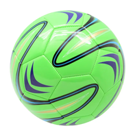 Haute rétention d'air Durable Club formation ballon de Football populaire épais brillant PU cuir synthétique taille 5 cousu à la main