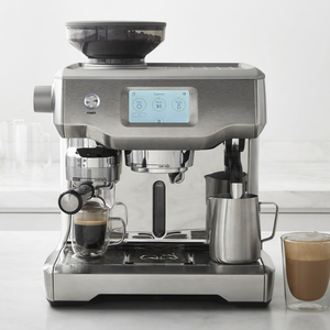 Cafetera Espresso Totalmente Automática de 1800W con Pantalla Táctil, de Grano a Taza, para Cappuccino y Latte, de Acero Inoxidable - Product Image 1