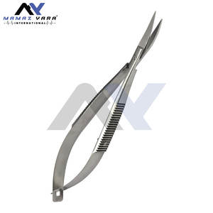 Tijeras curvas de acero inoxidable de 4,5 pulgadas, ergonómicas, duraderas y diseñadas con precisión para un corte cómodo - Product Image 2