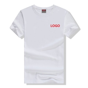 เสื้อยืดสีขาวล้วนสำหรับผู้ชายพิมพ์ลายโลโก้100% การเลือกตั้ง - Product Image 4