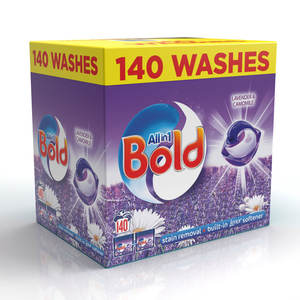 Liquide détergent à lessive bio 2 en 1 jetable écologique audacieux avec Lenor Freshness Spring Awakening 130 Wash - Product Image 2