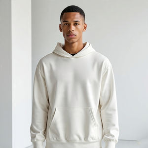 Oversize Drop Shoulder Men Hoodie 500 GSM Pullover Hood Loose Fit High Quality Fleece Sudadera con capucha de manga larga para hombre - Product Image 4