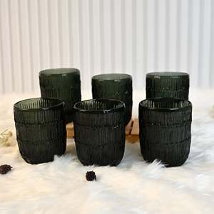 Ensemble de 6 verres à boire artistiques Muse, verrerie élégante - Product Image 2