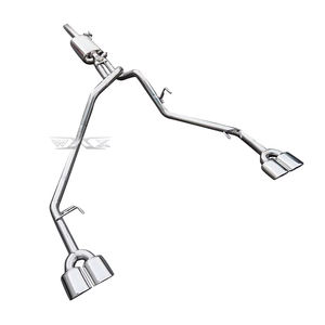 Système de tuyau d'échappement Catback pour <span class=keywords><strong>Ford</strong></span> F150 F-150 <span class=keywords><strong>Raptor</strong></span> <span class=keywords><strong>Ram</strong></span> 1500 Tundra 2007-2019 Catback d'échappement à soupape électronique - Product Image 1