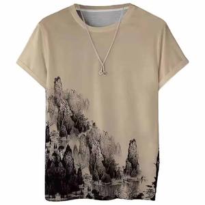 Camiseta de Alta Calidad, 100% Algodón, Secado Rápido, Talla Grande, Personalizada con Impresión Gráfica, Etiqueta y Logotipo Personalizados - Product Image 3