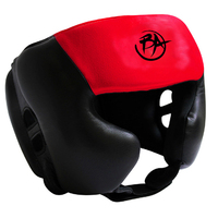Protector de Cabeza de Boxeo de Doble Uso, Cuero Vacuno Genuino, Acolchado Grueso Multicapa, Unisex, para Sparring