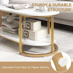 โต๊ะกาแฟเหมาะสำหรับการตกแต่งคาเฟ่ร้านอาหารและห้องนั่งเล่นด้วยการออกแบบที่ทันสมัยเป็นเอกลักษณ์ - Product Image 4