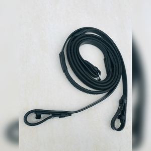 Riendas de goma de cuero de lujo personalizadas al por mayor para obtener el mejor agarre para los jinetes - Product Image 3