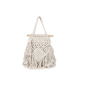 Bolso de compras de macramé de última calidad, bolso de mano colorido de viaje plegable informal diario para mujer al precio más bajo - Product Image 6