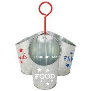 Superior Quality Handmade Galvanized Metal Utensils Holder Customized Kitchen Tools & Gadgets <b>Cutlery</b> Holder Caddy Tool Supplies - Product Image 6