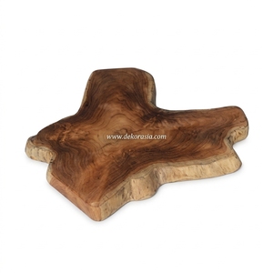 Reclaimed Teak Wooden Cutting <b>Board</b> 40x40x2.5cm CE/EU Certified Kitchen <b>Tool</b> - Product Image 3
