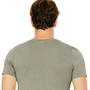 Heather Stone Camiseta de manga corta unisex CVC: 52% Airlume peinado y algodón hilado en anillo, 48% Poly, 32 Singles, 4,2 oz - Product Image 6