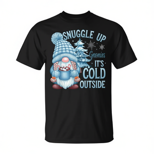 Esterno freddo? Maglietta con Adorabili Gnomi delle Nevi per Ragazze, Perfetta per Promozioni - Product Image 2