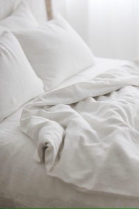 Natural Comforter Cover Handcrafted White Linen <b>Bedding</b> <b>Set</b>-3-Piece Soft Washed Linen Duvet for King Twin Sizes for Weddings - Product Image 5