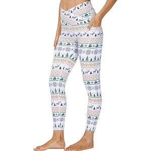 Meilleur prix du fabricant OEM Leggings de yoga taille haute personnalisés et décontractés à motif solide pour femmes Leggings professionnels - Product Image 3