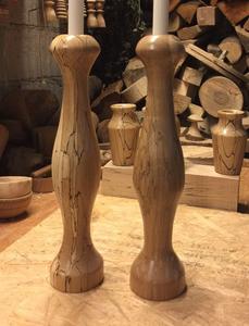 Support de bougie en bois fait main écologique pour la décoration de Noël à la maison avec une finition artisanale de qualité supérieure et une texture naturelle - Product Image 2