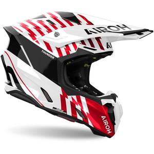 Casque de moto Airoh Twist 3 Thunder Black Graphic Gloss, taille XL, pour motocross-enduro, unisexe. - Product Image 2