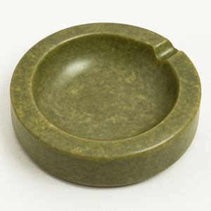 Cendrier rond en marbre tan accessoire de décoration intérieure moderne de luxe et cadeau bol à fumer en pierre de style dernier cri à vendre - Product Image 6