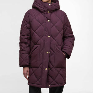 Veste confortable et chaude, vêtements décontractés avec tissu respirant, prix bas, design tendance, haute qualité, meilleure veste longue matelassée pour femmes - Product Image 1